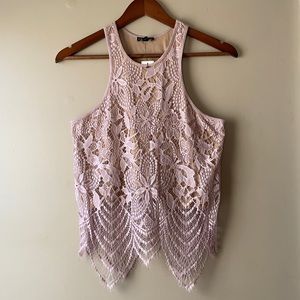 Never worn Sexy blush/nude top